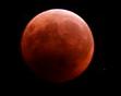 Red Moon from lunar eclipse