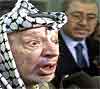 Yasser Arafat - self proclaimed leader of the Palestinians