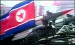 North Korean missiles on parade