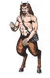 Satyr - half man, half goat.